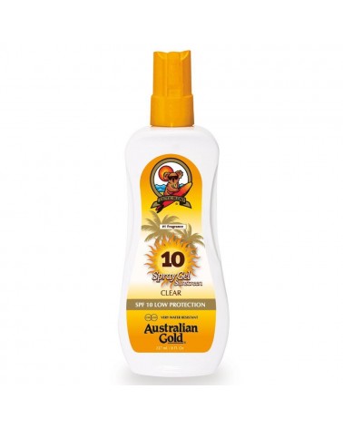 Australian Gold CLEAR Spray Gel Sunscreen SPF10 237ml